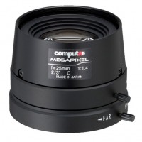 5 Megapixel 2/3" 25mm, F1.4, Manual Iris, C Mount Lens